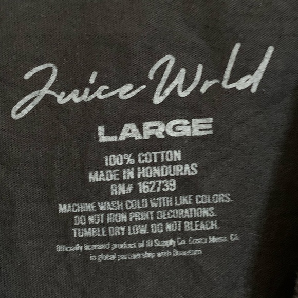 JUICE WRLD T-SHIRT VTG RAP TEE SIZE LARGE STREETWEAR - Picture 2 of 3
